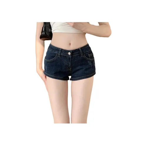 RAMPAGE Джинсовые шорты Женские Темно-синий