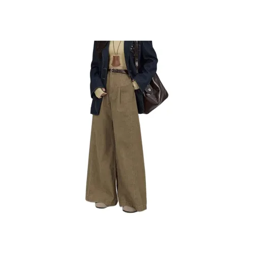 MUCCHIC Khaki Женские Джинсы