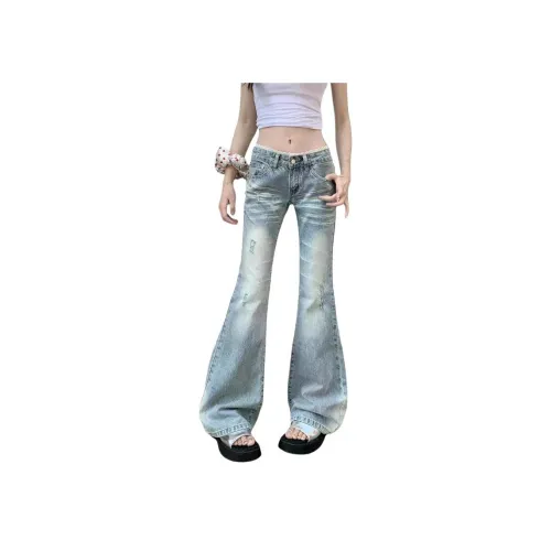BEAR UNION Светло-синие Женские Джинсы
