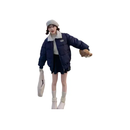 MCGB Темно-синий Женские пуховики