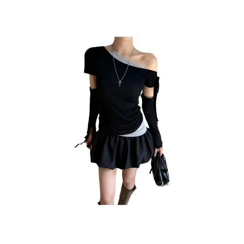 ZVJH Женские футболки с коротким рукавом