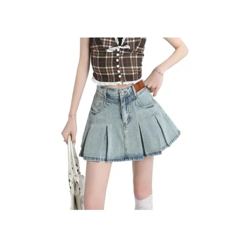 7 SEVFUN Джинсовые короткие юбки Женские