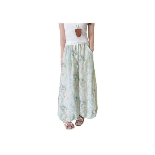 YINLEI Зеленые Женские Повседневные Брюки