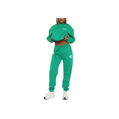 WHITE FOX OFFSTAGE Вязаные тренировочные брюки женские