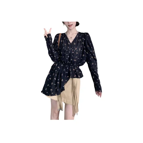 AURORA MUSE Цветочные Женские Рубашки