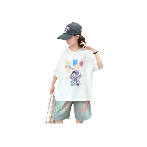 BaoLaXiaoJie Повседневная спортивная одежда 2 предмета комплект цвет на изображении набор одежды для детей