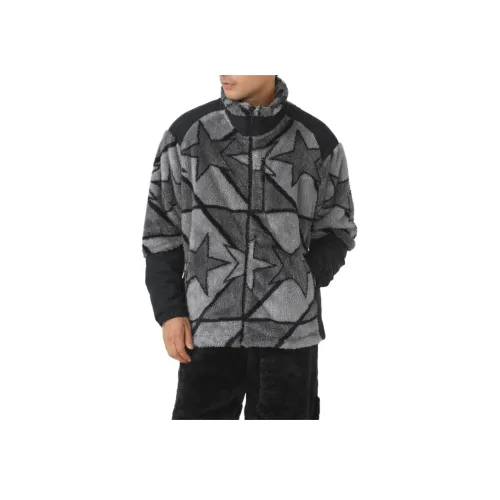 Конверс PTND Velvet Feel Куртка Мужская Серого цвета