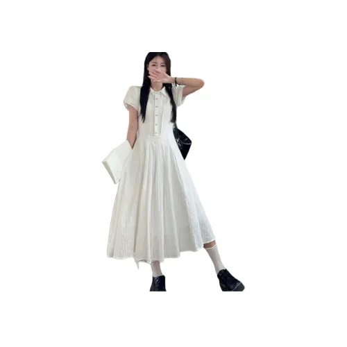 STYUW Короткий рукав Платье Женское