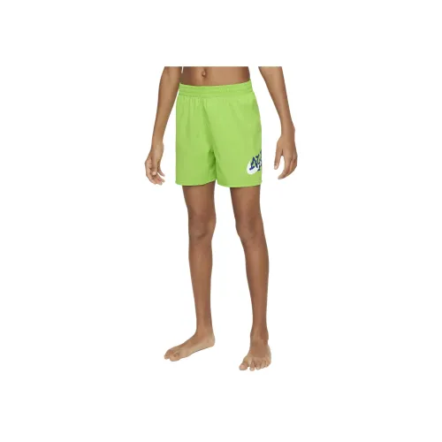 Nike Детский купальник для плавания SCRIBBLE зеленый детский