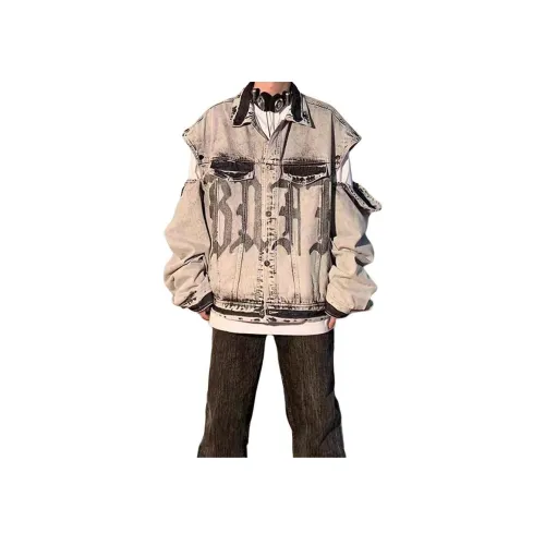 SOCKKEY Denim Jacket Unisex Gray SOCKKEY Деним Куртка Унисекс Серый