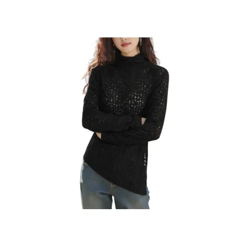 Wbwq Черные Женские T-рубашки