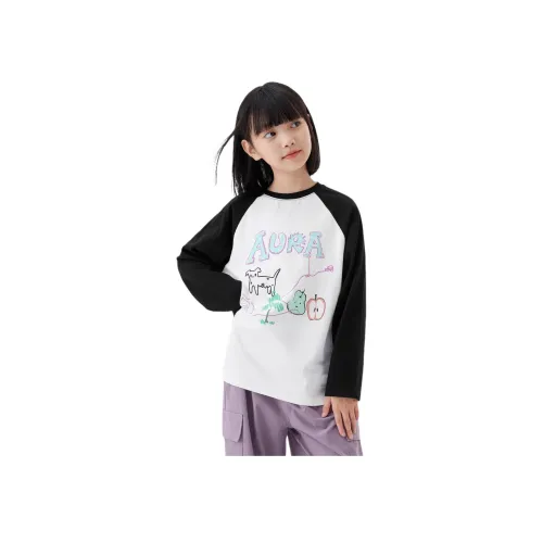 ZOSEE 100% хлопок длинный рукав дышащий облако футболка детский