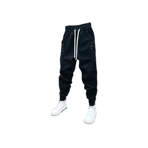 Zomuros Черные Унисекс Повседневные Штаны