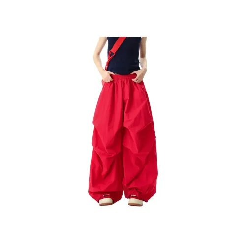 SONGXIER Red Унисекс Повседневные брюки