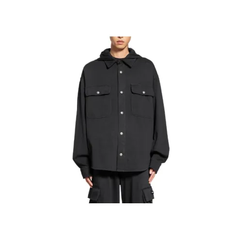 PALM ANGELS Куртки и Пальто Мужской Черный