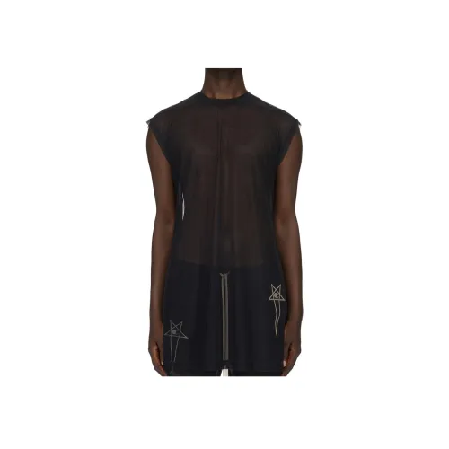 RICK OWENS совместный бренд Champion Co Branded Edition Черные мужские майки