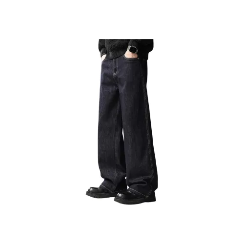 GUISE Осенние Джинсы Свободного кроя Унисекс