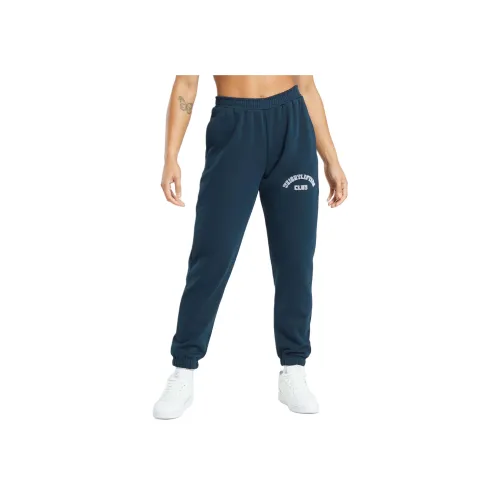 GYMSHARK WEIGHTLIFTING Клуб Joggers Вязаные Тренировочные брюки Женские Морской синий