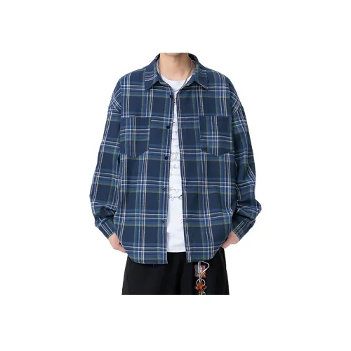 GANGZAI Длинный рукав рубашка унисекс