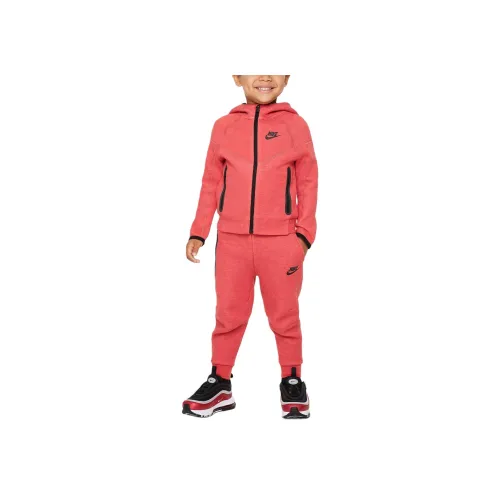 Nike Sportswear Tech Fleece Повседневная спортивная одежда Красный для детей 3-7 лет