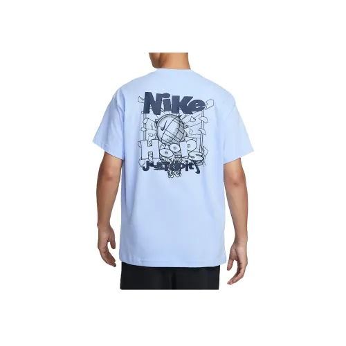 Nike Алюминиевые синие мужские баскетбольные майки
