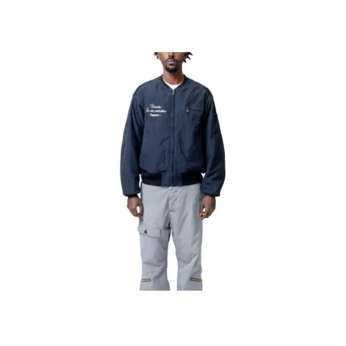 Visvim Мужские куртки морского синего цвета