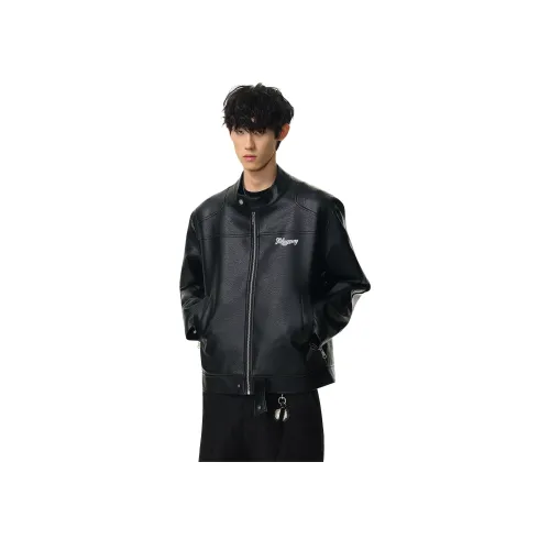 Fakeyoung Кожа Куртка Унисекс