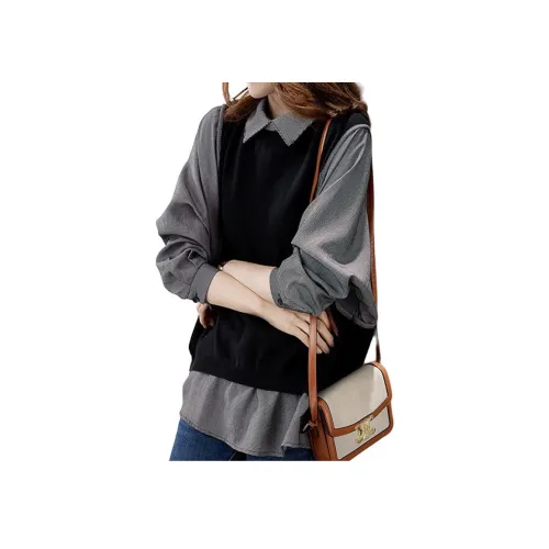 Mapping Черные Женские Рубашки