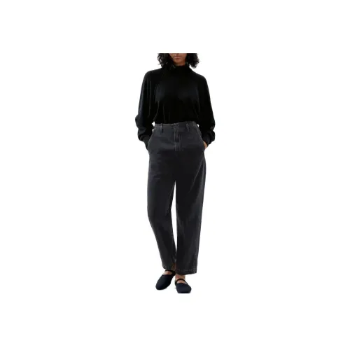 UNIQLO FW23 U Series Темно-серые Женские Джинсы