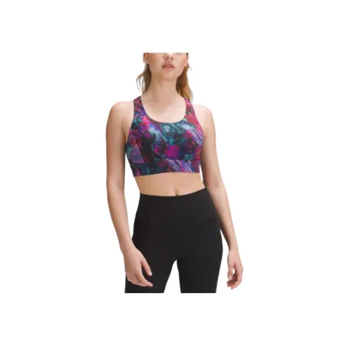 lululemon Melted Блестящий Розовый Розовый Смешанный цвет Женское Спортивное белье