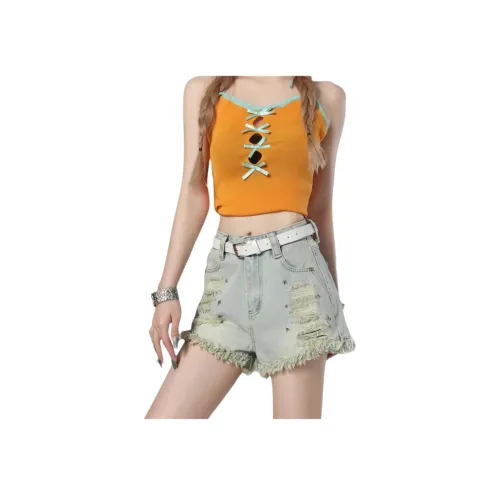 FOREVER 21 Светло-синие Женские Джинсовые Шорты