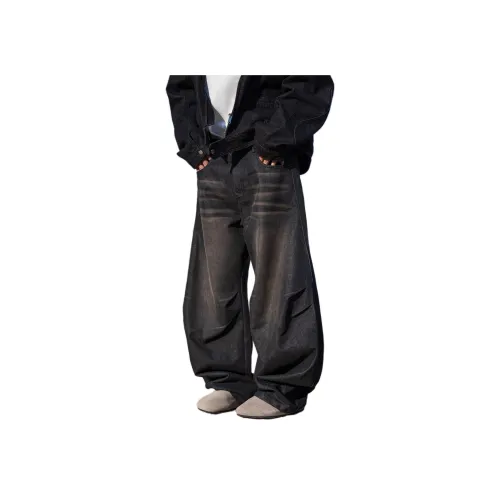 WPP Черные Унисекс Джинсы