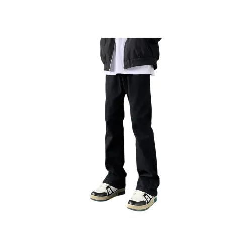 TESTUNG Черный Унисекс Джинсы