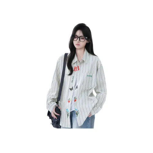 NEVER RULE Белая Унисекс Рубашка