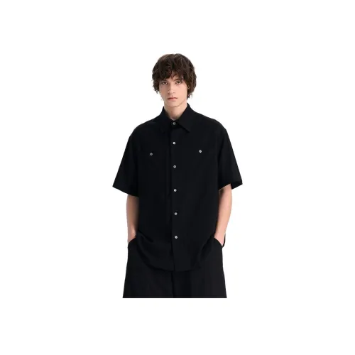 WILD LEADER Таинственный черный [CW51585A53] Мужская рубашка