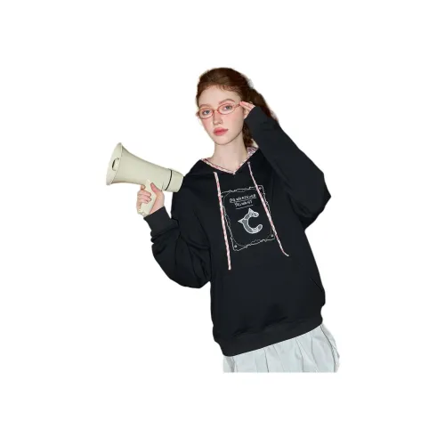 Coolhut Черный Женский Свитшот