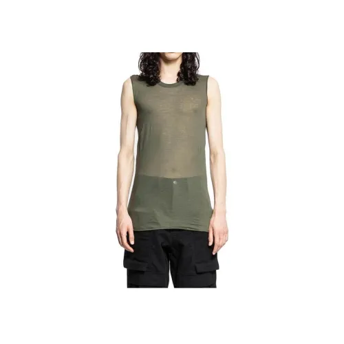 RICK OWENS Зеленые Мужские T-рубашки