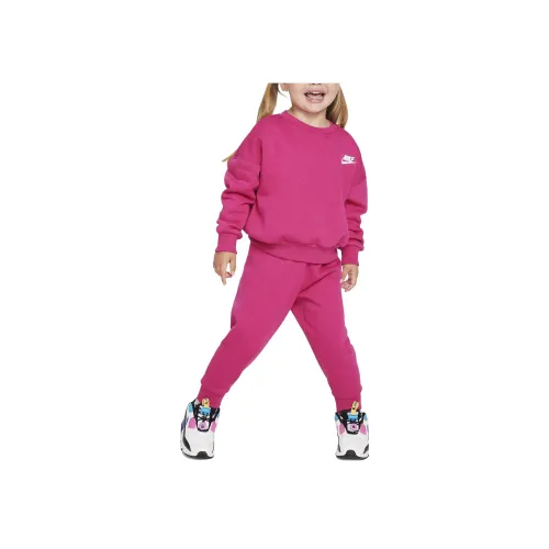 NIKE Розовый Свитшот + Розовые Брюки Детский Комбинезон / Ползунки
