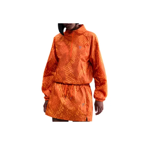 Nike Swoosh Безопасность Апельсин Женские Куртки