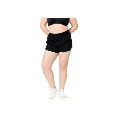 DECATHLON Дымчатые Черные Женские Спортивные Шорты