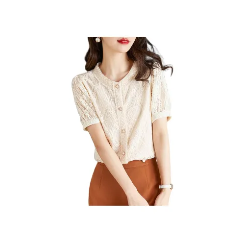 Mo Han Yi Mei Рубашка Женская Абрикос