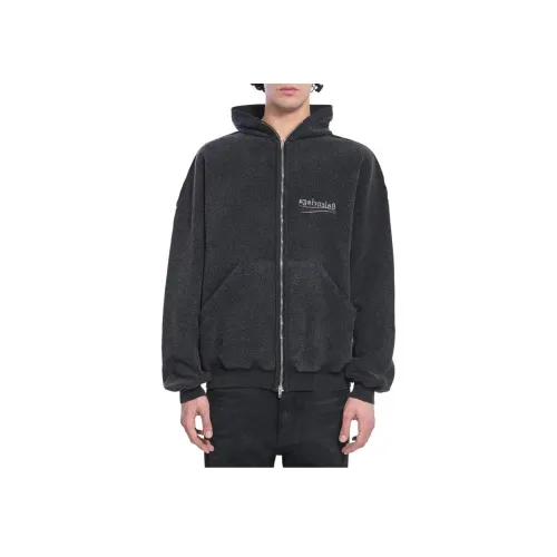 Balenciaga Свитшот Регулярный крой Мужской Темно-серый