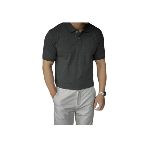 WUREN Polo Мужское Темно-Серое
