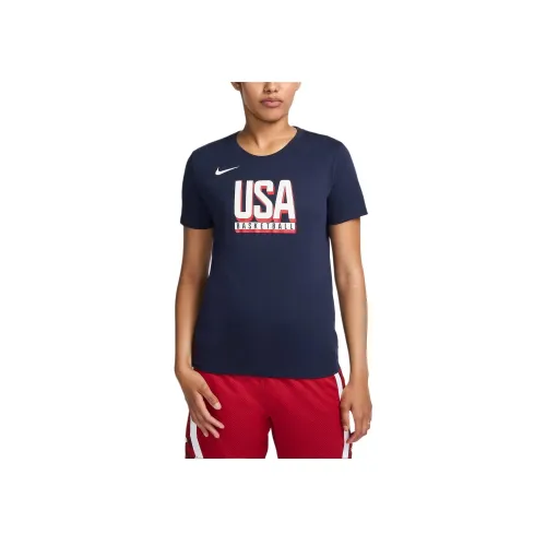 Nike USA Basketball Olympic Team Series Стандартная футболка Женская Obsidian