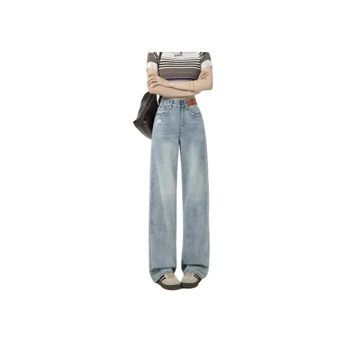 7 SEVFUN Светло-синие Женские Джинсы