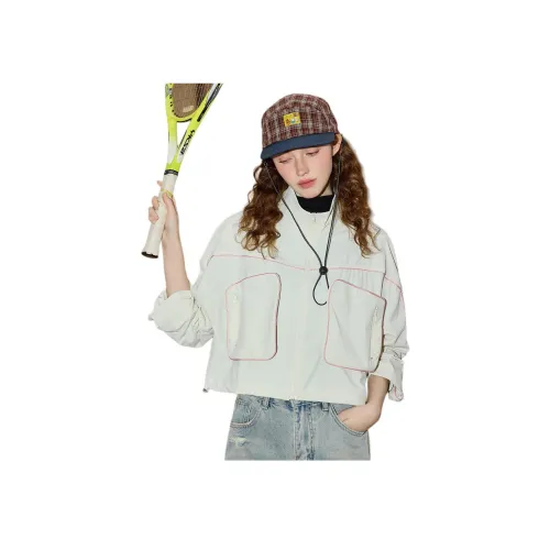 Coolhut Бежевый Женские Короткие Пальто