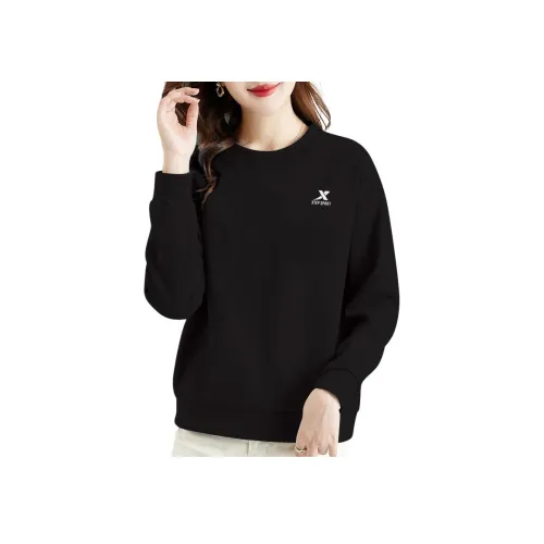 XTEP Черный Женские Свитшоты