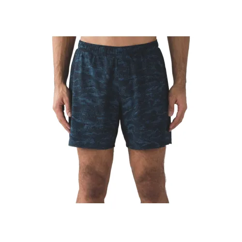 lululemon Wave Спортивные шорты Мужские Синий Черный