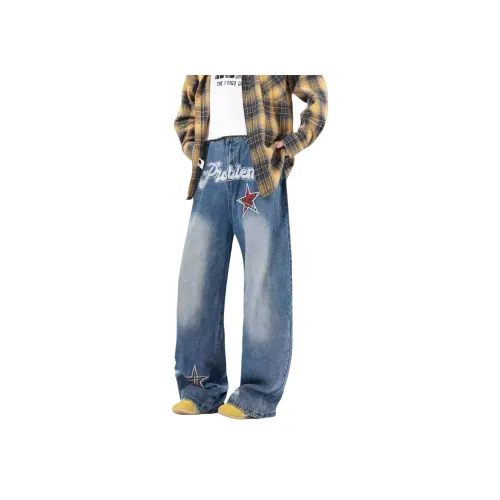 Samtony Синий Унисекс Джинсы