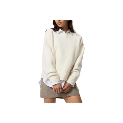 UNIQLO Сливочный Женский Трикотаж